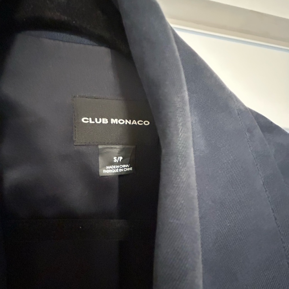 Club Monaco Ruffle Front Trench - Picture 2 of 3